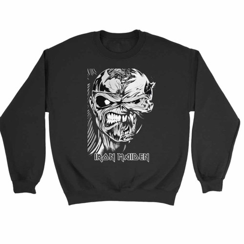Iron Maiden Albums Nine Eddies Steve Harris Rock Sweatshirt Sweater