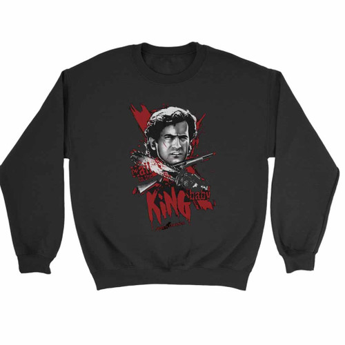 Army of Darkness Hail to the King Baby Sweatshirt Sweater