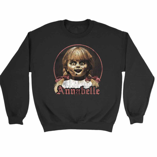 Annabelle Vintage Doll Portrait Sweatshirt Sweater Annabelle Vintage Doll Portrait Sweatshirt Sweater