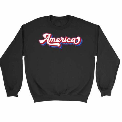 America Patriotic Sweatshirt Sweater