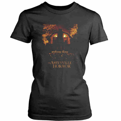 The Amityville Horror House Welcome Home Womens T-Shirt Tee