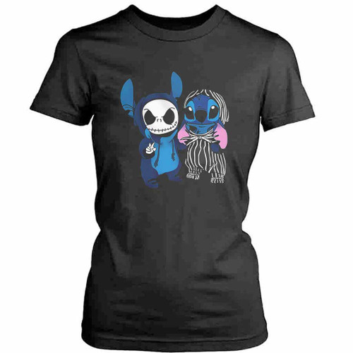 Stitch and Jack Skellington Costume Womens T-Shirt Tee