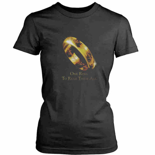 Lord Of The Rings One Ring Womens T-Shirt Tee