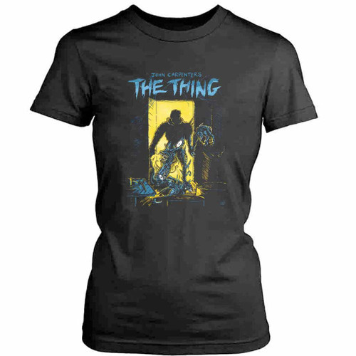 John Carpenters The Thing Horror Movie Womens T-Shirt Tee