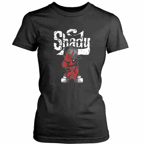 Eminem Slim Shady Rapper Womens T-Shirt Tee