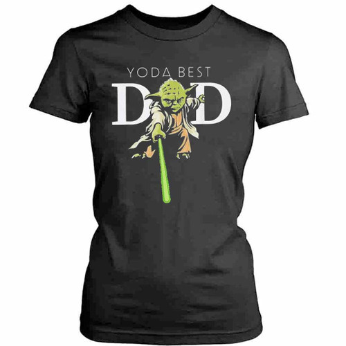 Brooklyn Dad Defiant Yoda Best Dad Womens T-Shirt Tee