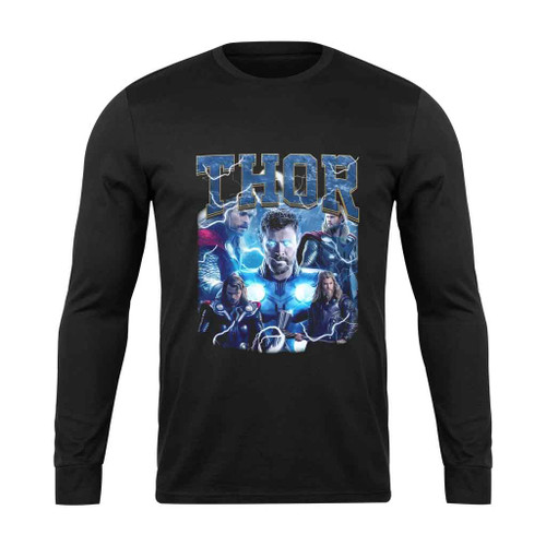 Thor Marvel Avenger Poster Thor Love Long Sleeve T-Shirt