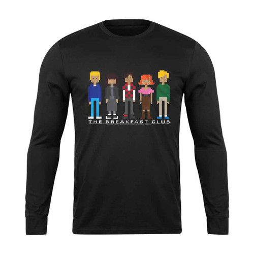 The Breakfast Club Pixels Long Sleeve T-Shirt