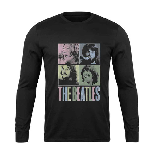 The Beatles Let It Be squares Long Sleeve T-Shirt