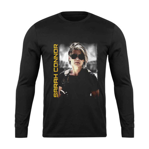 Terminator Dark Fate Sarah Connor Picture Long Sleeve T-Shirt