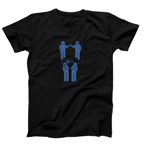 Frenemies Cute Man's T-Shirt Tee