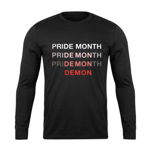 Pride Month Demon Pride Month Demon Pride Month Demon Demon Long Sleeve T-Shirt