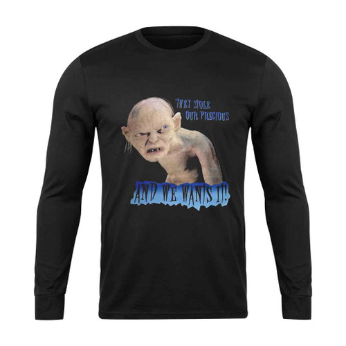 Post Malone Vintage The Lord Of The Rings Gollum Long Sleeve T-Shirt