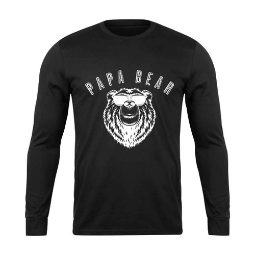 Papa Bear Logo Long Sleeve T-Shirt