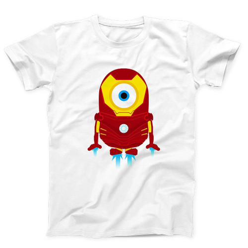 Minion Iron Man Funny Man's T-Shirt Tee