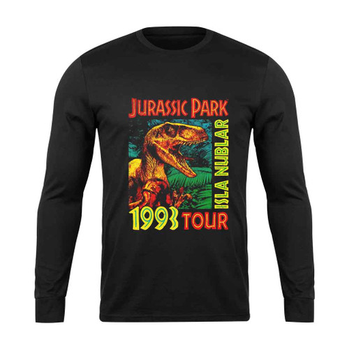 Jurassic Park Isla Nublar 1993 Tour Long Sleeve T-Shirt