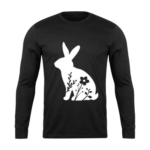 Floral Rabbit Long Sleeve T-Shirt Floral Rabbit Long Sleeve T-Shirt
