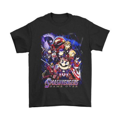 Smashvengers Game Over Man's T-Shirt Tee Smashvengers Game Over Man's T-Shirt Tee