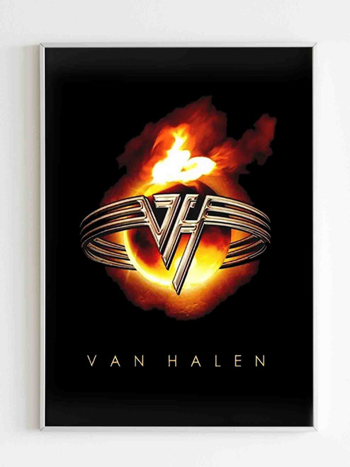 Van Halen Eddie Van Halen Fire Ring Poster