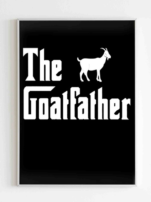 The Goatfather Logo Art Poster