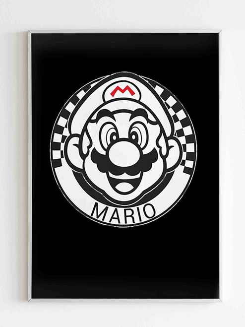 Super Mario Cute Mario Portrait Poster