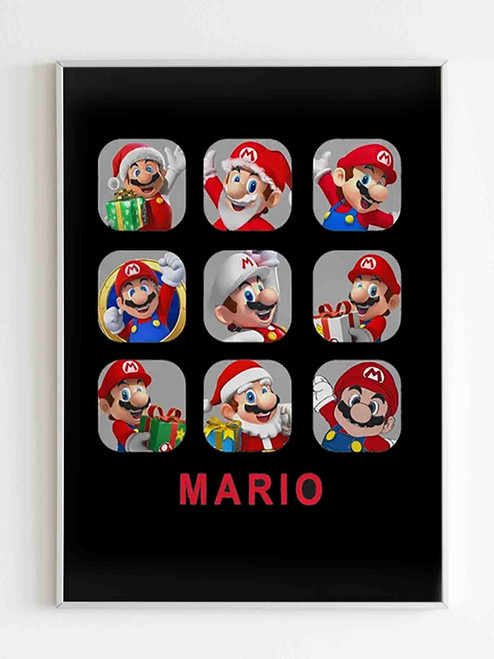 Super Mario Cute Mario Moods Box Poster
