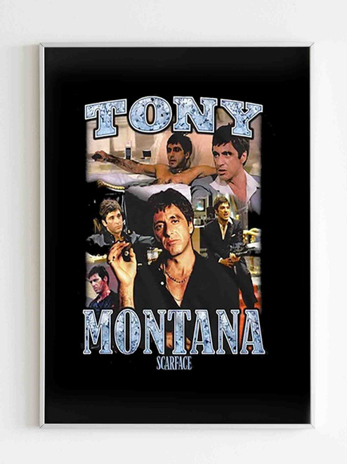 Scarface Tony Montana Vintage Poster