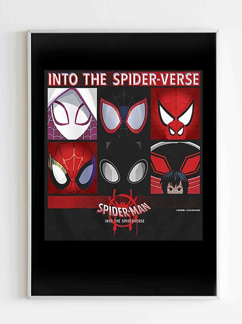 Marvel Spider Man Spiderverse Square Poster