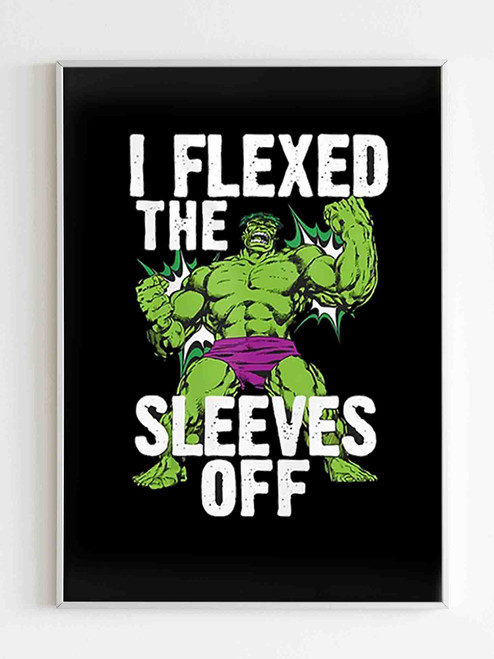 Marvel Hulk Vintage I Flexed Poster