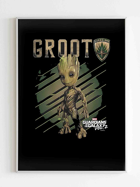 Marvel Guardians Vol 2 Baby Groot Poster
