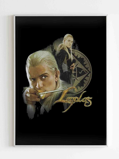 Lord of The Rings Legolas Logo Poster
