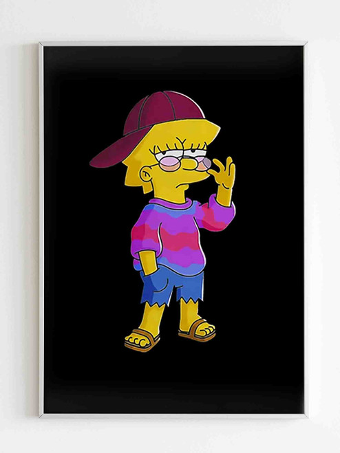 Lisa Simpson Cute Pose The Simpsons Poster