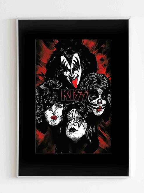 Kiss Army Kiss Rock Band Poster