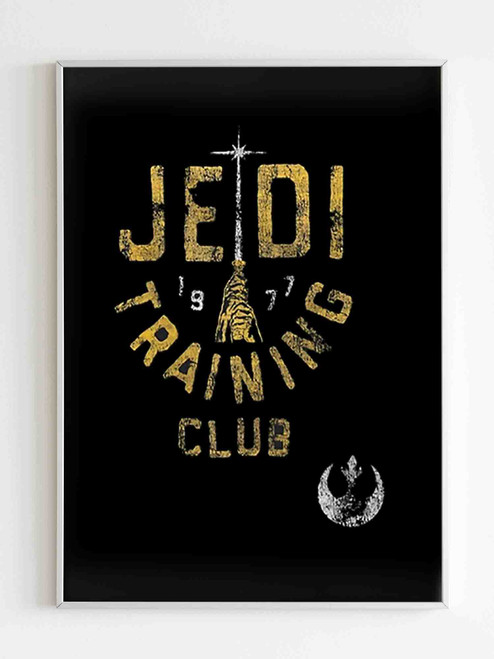 Jedi Training Club Logo Graphic Poster