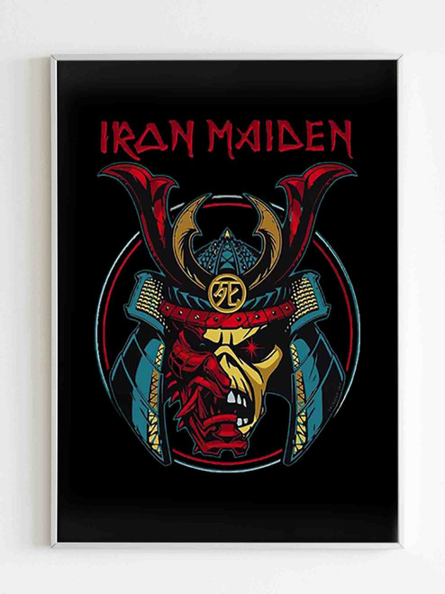 Iron Maiden Senjutsu Warrior Poster