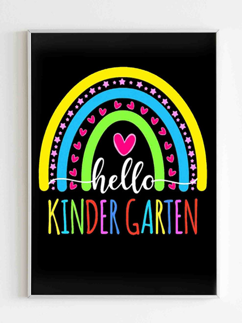 Hello Kindergarten Poster