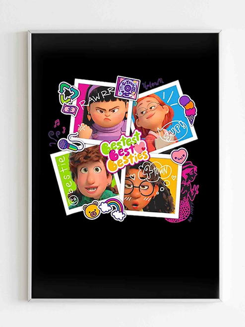 Disney Turning Red Bestest Best Poster