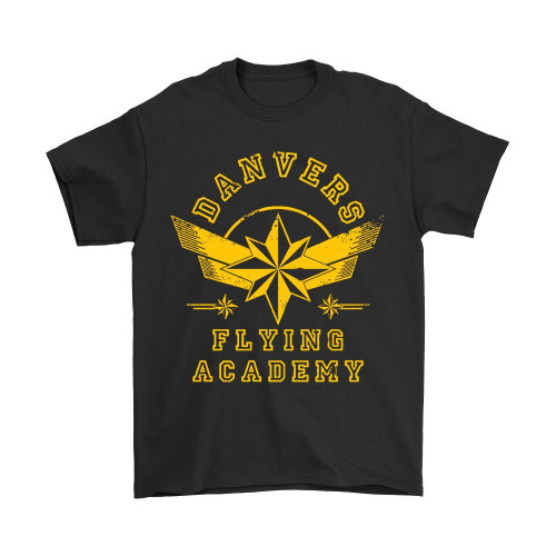 Avengers Captain Marvel Danvers Flying Academy Man's T-Shirt Tee