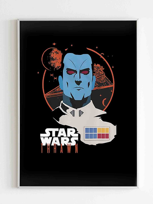 Admiral Thrawn Head Shot Graphic Poster