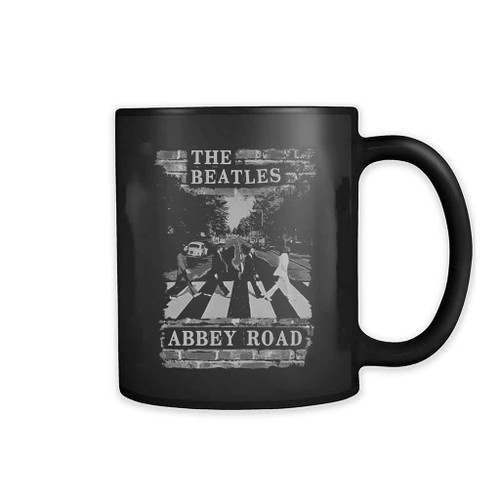 The Beatles Brick Wall Abbey Road Mug