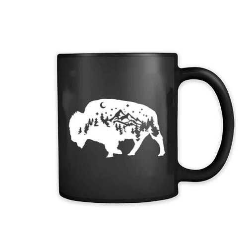 Stay Wild Buffalo Retro Bison Mug