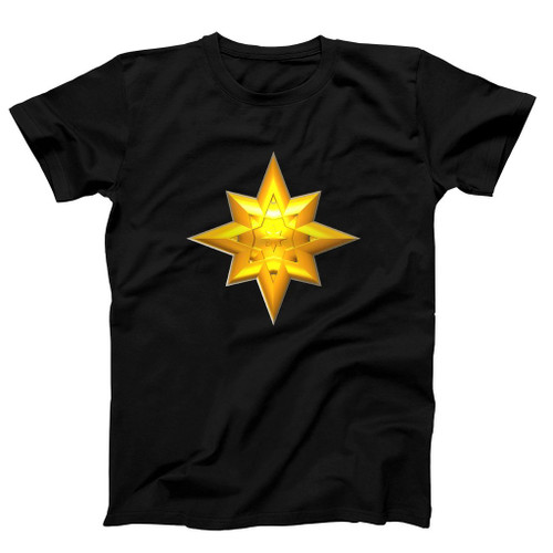 Captain Marvel Star Logo Man's T-Shirt Tee