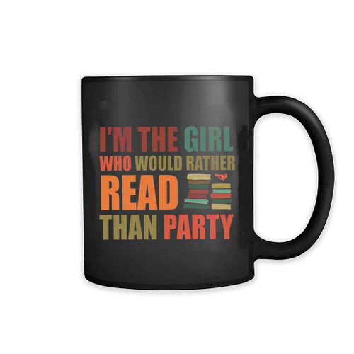 Not A Party Girl Book Reader Funny Mug