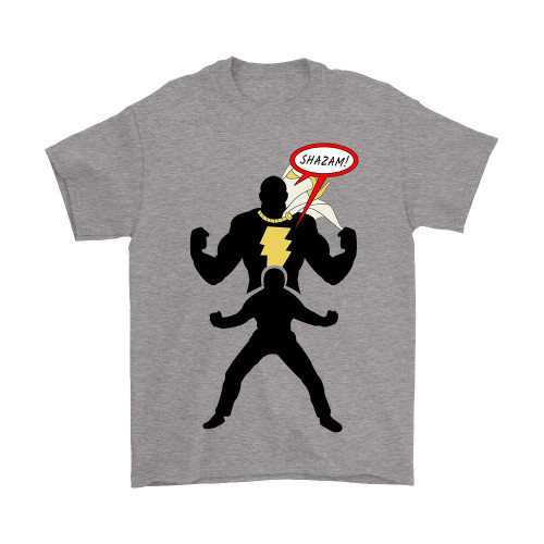 Shazam Shilouete Man's T-Shirt Tee