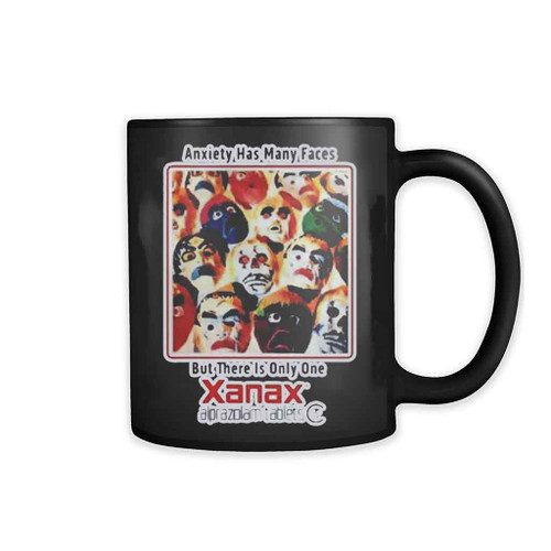 Anxiety Has Many Faces But There Is Only One Xanax Alprazolam Tablets Iv Mug