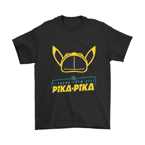 Detective Pikachu Pokemon Pika Pika Man's T-Shirt Tee