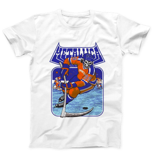 Metallica Hockey Edmonton Man's T-Shirt Tee