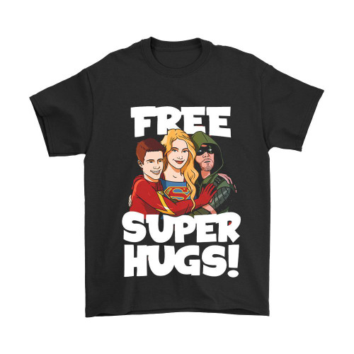 Supergirl Super Hugs Man's T-Shirt Tee