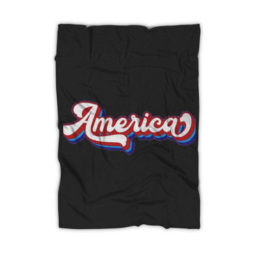 America Patriotic Blanket