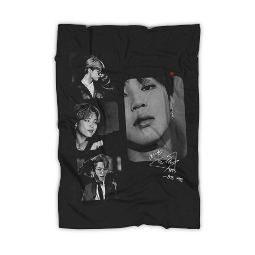 Bts Jimin Logo Blanket